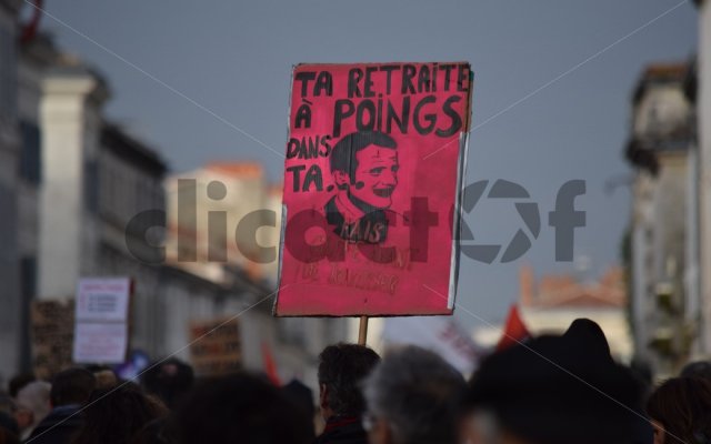 Manifestation à La Rochelle 24/01/20