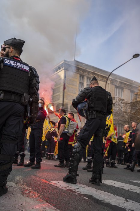 Manifestation de pompiers à Paris | 2/4 - Clicactof