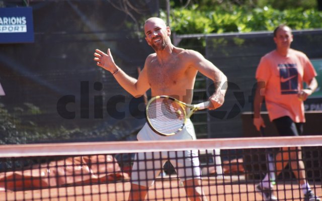 Adrian Mannarino à l'entraînement