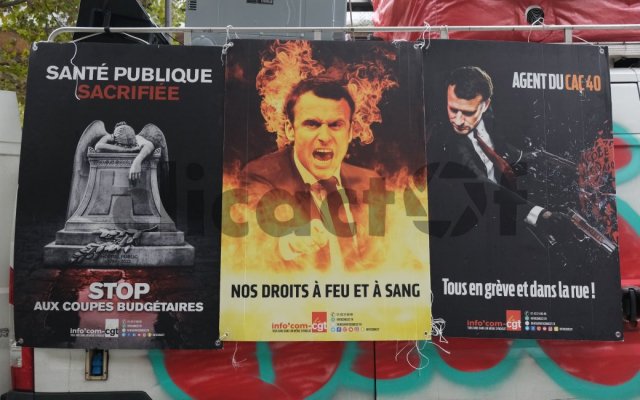 Manifestation à Paris Glacière