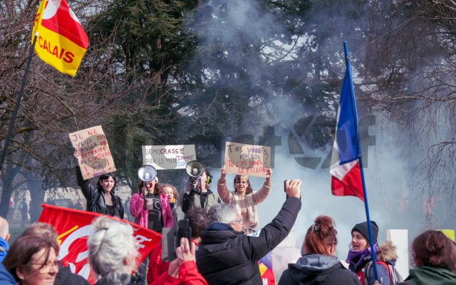 Manifestation contre la réforme des retraites